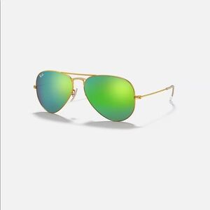 Ray-Ban Aviator Flash Lenses Green
